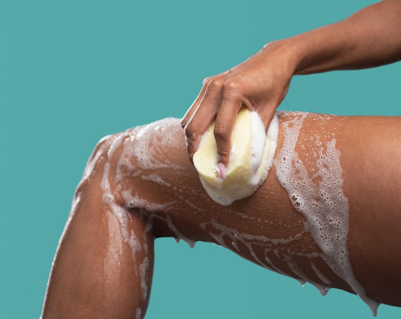 Spongeables Anti Cellulite Body Wash in a 20+ Wash Sponge, Citrus, 3 Count - Image 4